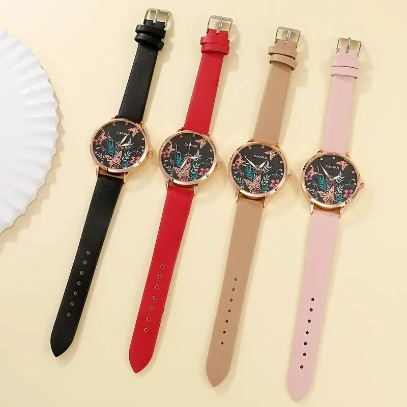 Women's Fashion Casual Watch Set - Afrilinker