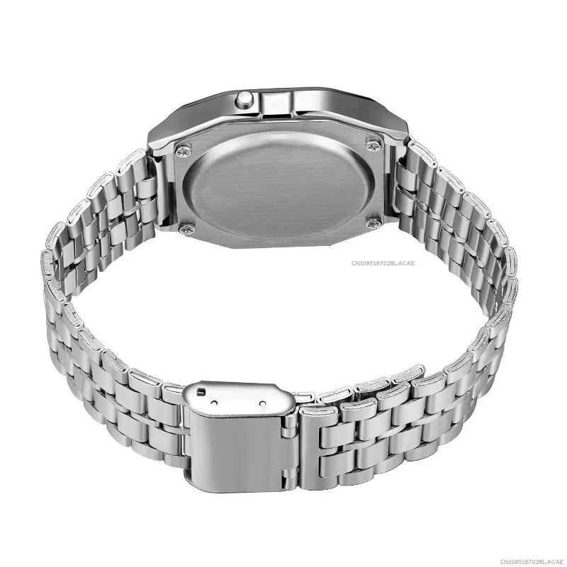 Digital Wristwatch - Stainless Steel Band - Afrilinker