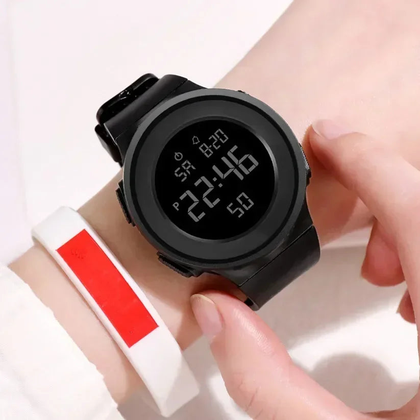 Sport Digital Wristwatch - Silicone Band, 5ATM Design - Afrilinker