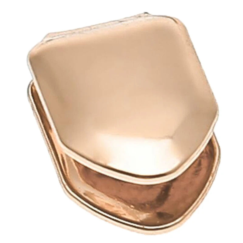 Single - Tooth Crystal Copper Dental Grillz | 4 Color Options - Afrilinker