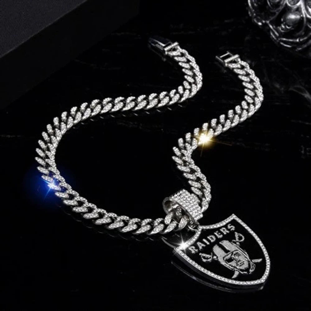 Hip Hop Raiders Pendant Cuban Chain Necklace - Afrilinker