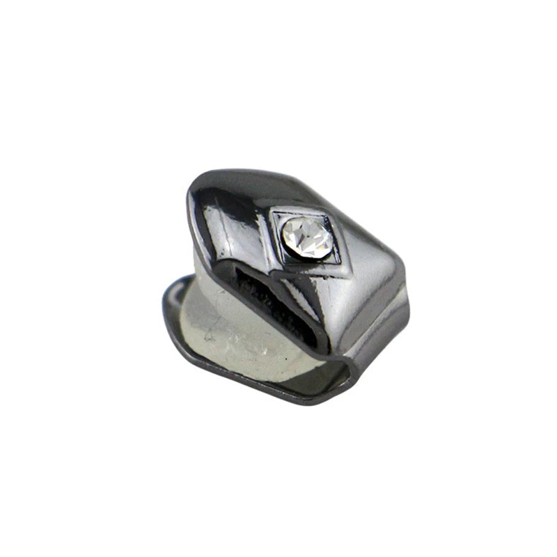 Single - Tooth Crystal Copper Dental Grillz | 4 Color Options - Afrilinker