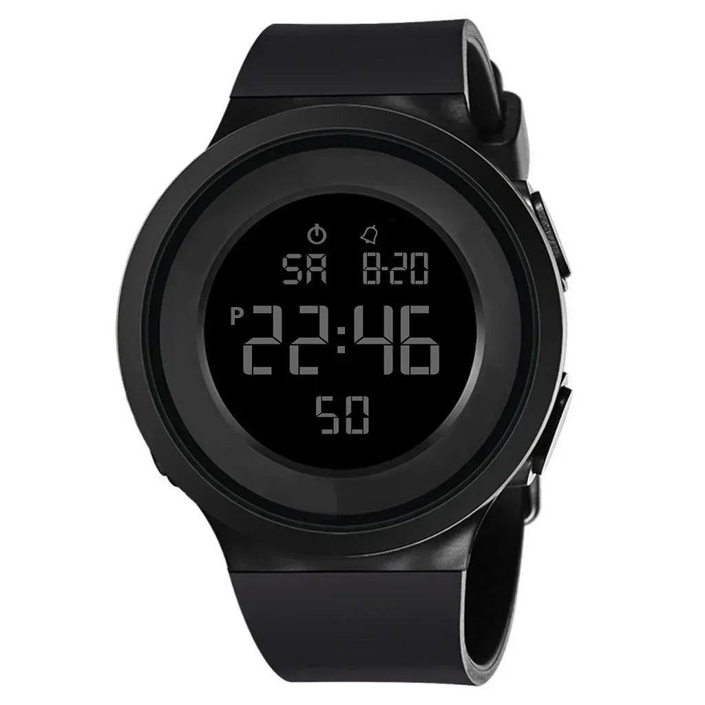 Sport Digital Wristwatch - Silicone Band, 5ATM Design - Afrilinker
