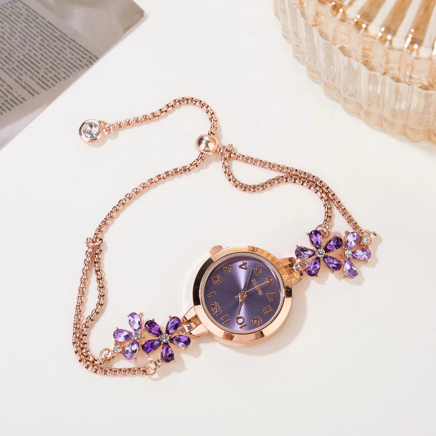 6 - Color Women's Bracelet Watch | Alloy Band, Quartz Movement - Afrilinker