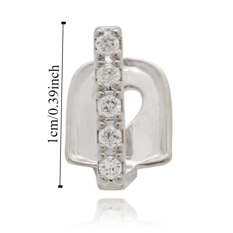 Stainless Steel Dental Grillz Set - Trendy Tooth Jewelry - Afrilinker
