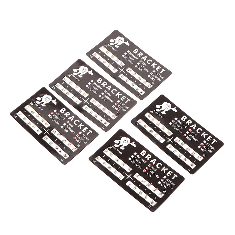 20Pcs Dental Brackets Orthodontic Brace Metal Mini Standard Dentist Bracket Roth MBT 022 Slot Hooks 345 - Afrilinker