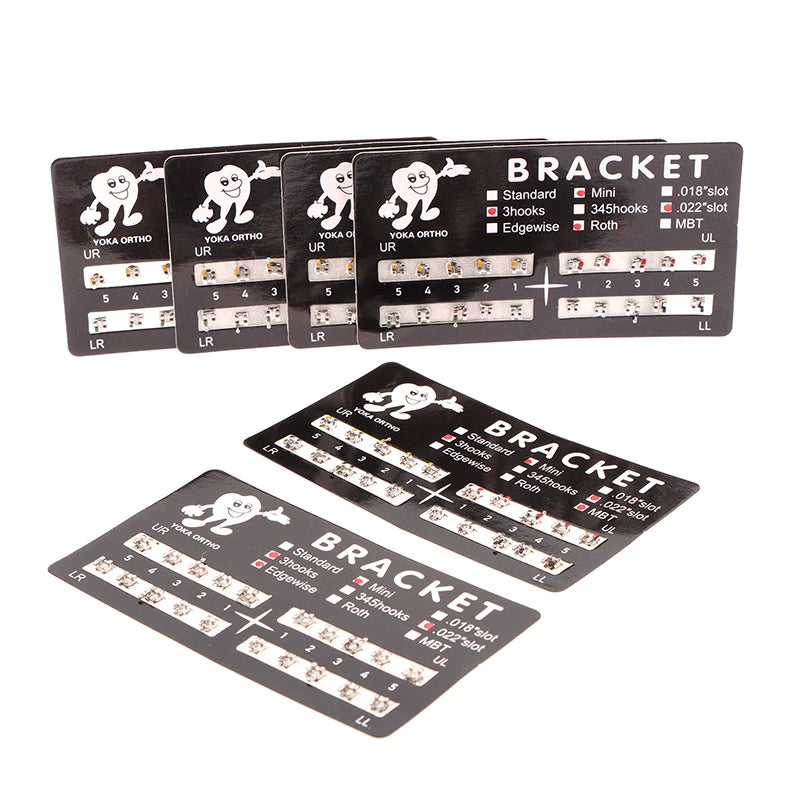 20Pcs Dental Brackets Orthodontic Brace Metal Mini Standard Dentist Bracket Roth MBT 022 Slot Hooks 345 - Afrilinker