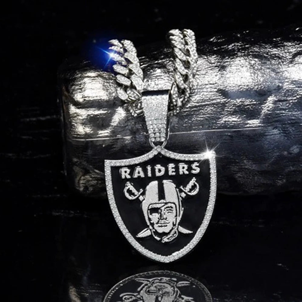 Hip Hop Raiders Pendant Cuban Chain Necklace - Afrilinker