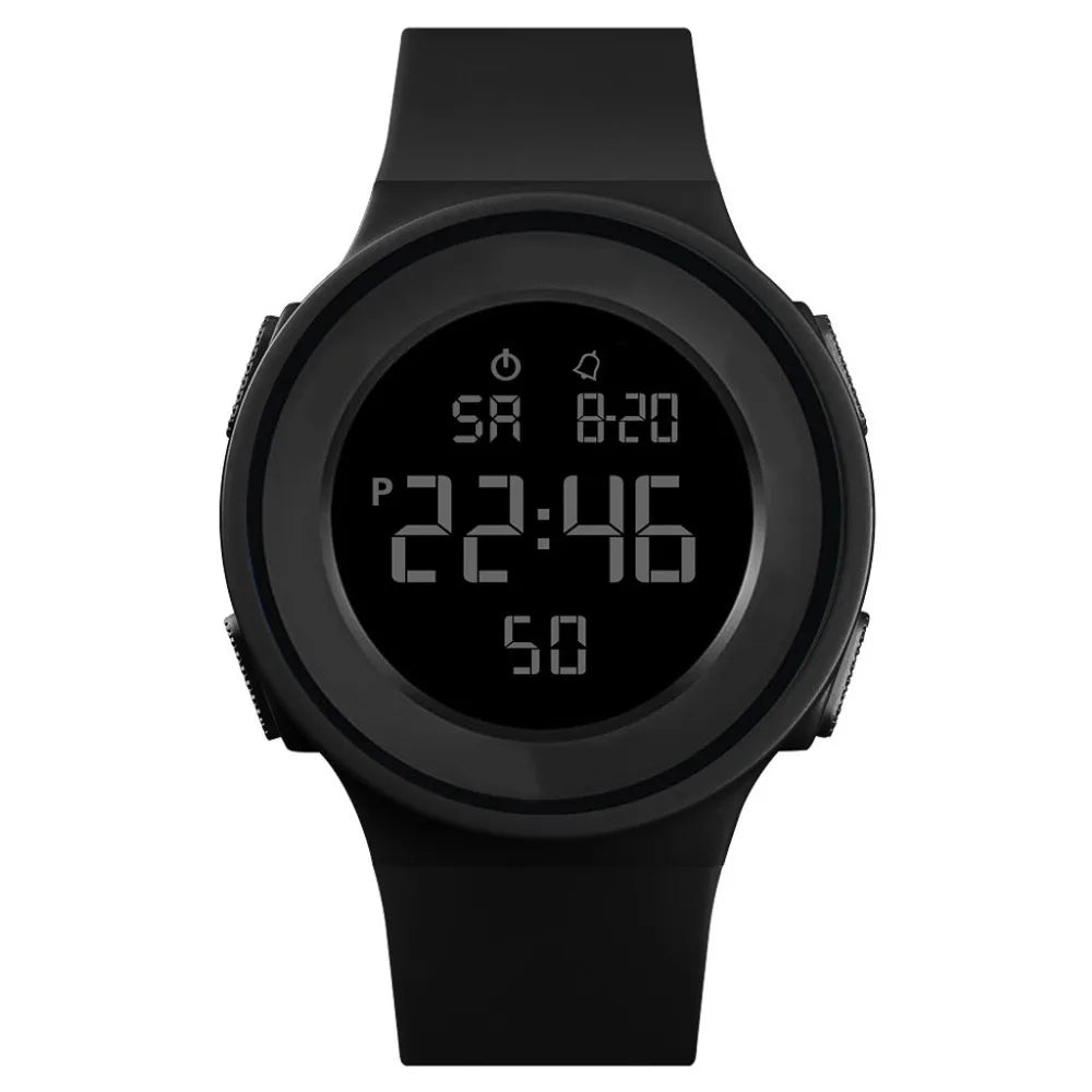 Sport Digital Wristwatch - Silicone Band, 5ATM Design - Afrilinker
