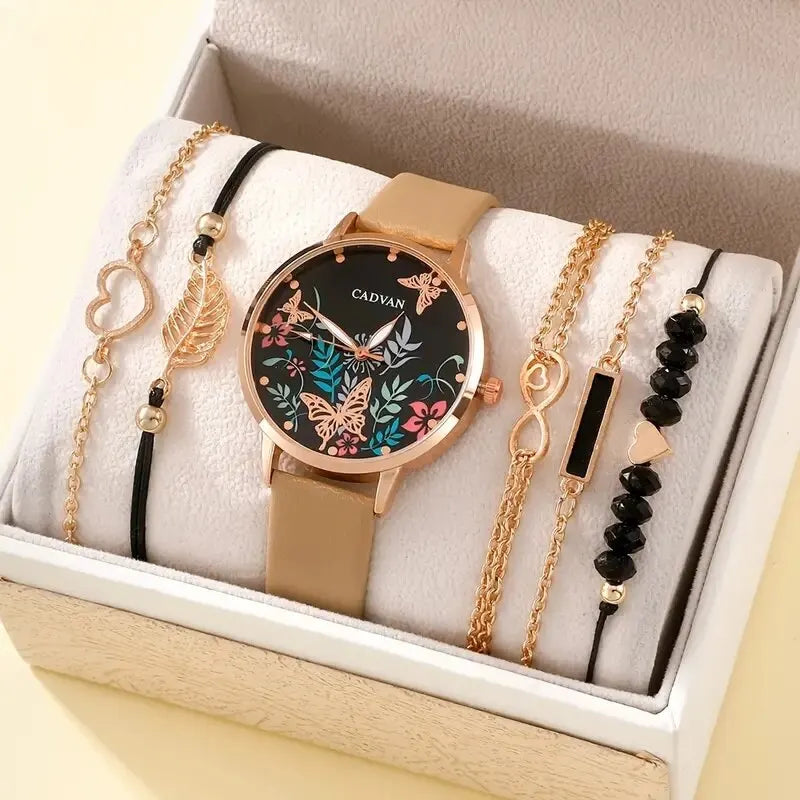 Women's Fashion Casual Watch Set - Afrilinker