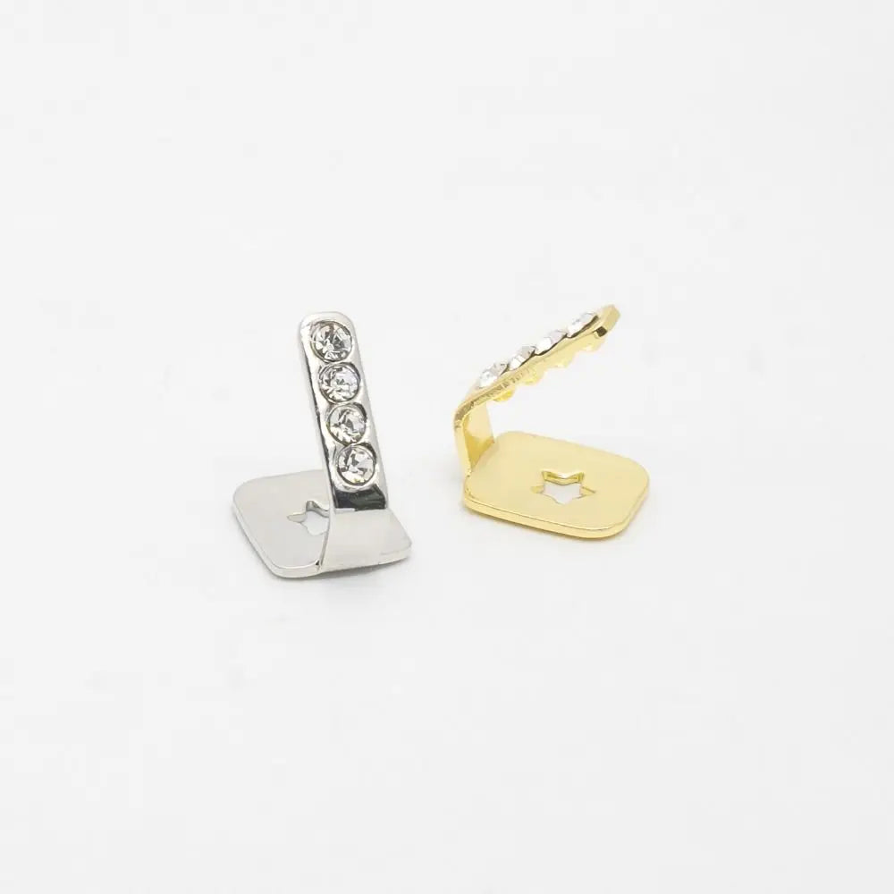 Stainless Steel Dental Grillz Set - Trendy Tooth Jewelry - Afrilinker