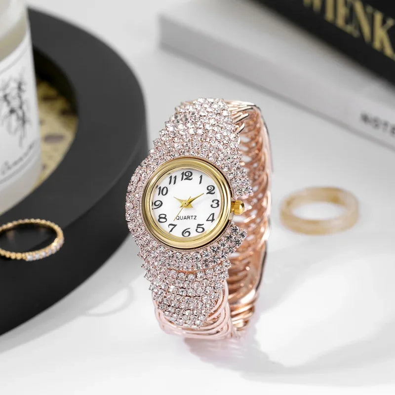3 - Style Crystal - Encrusted Women's Watch Set - Afrilinker