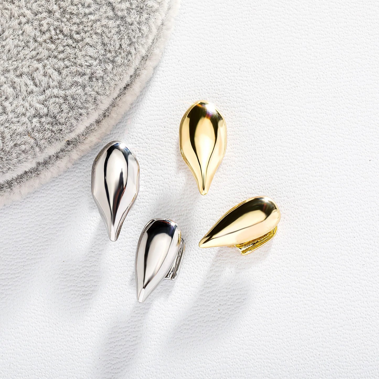 Punk - Style Copper Dental Grillz | Sleek Teardrop Design - Afrilinker