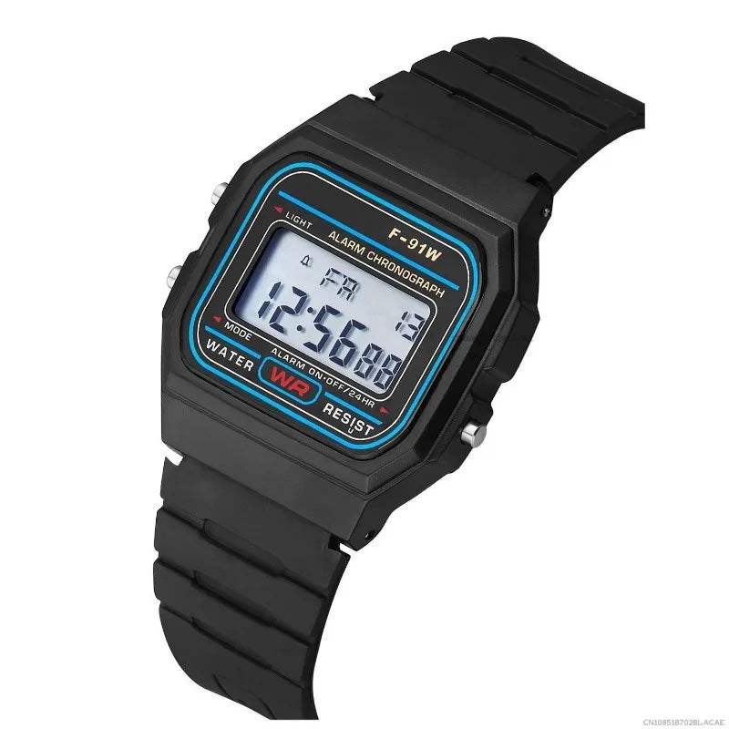 Digital Wristwatch - Stainless Steel Band - Afrilinker
