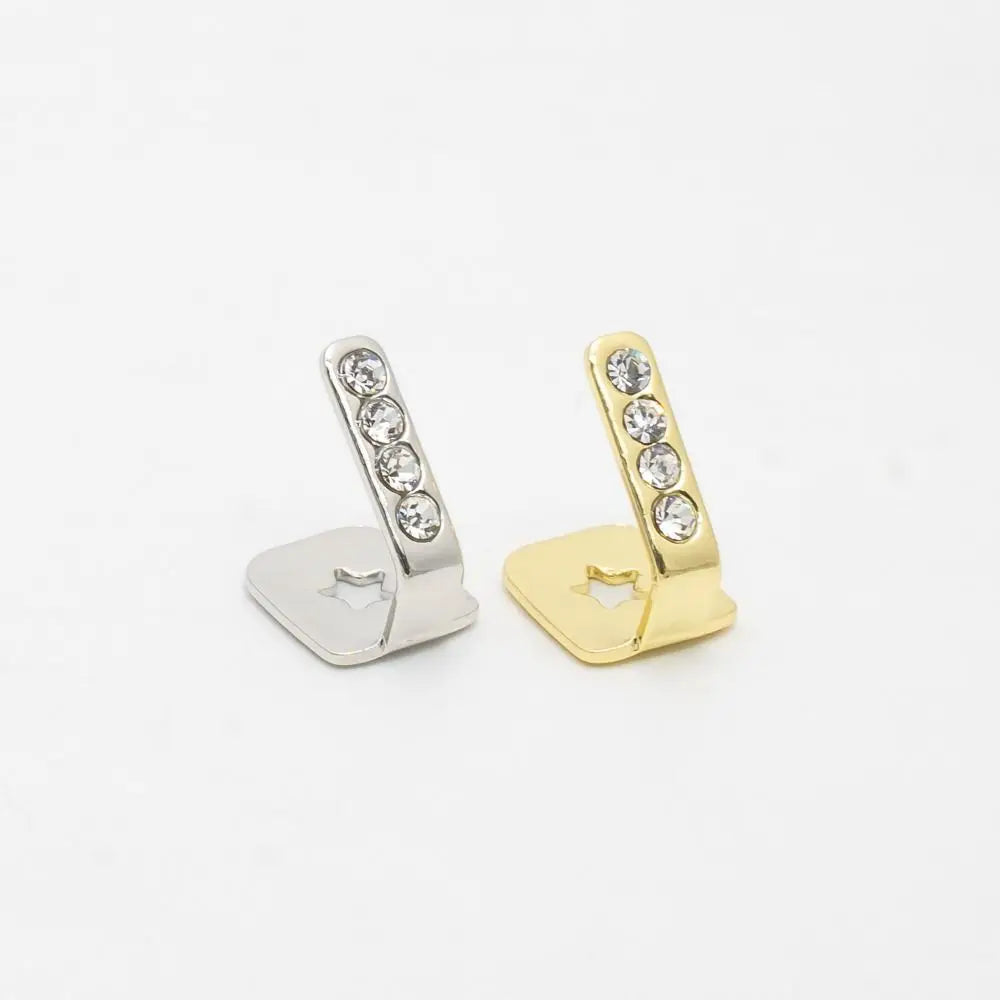Stainless Steel Dental Grillz Set - Trendy Tooth Jewelry - Afrilinker