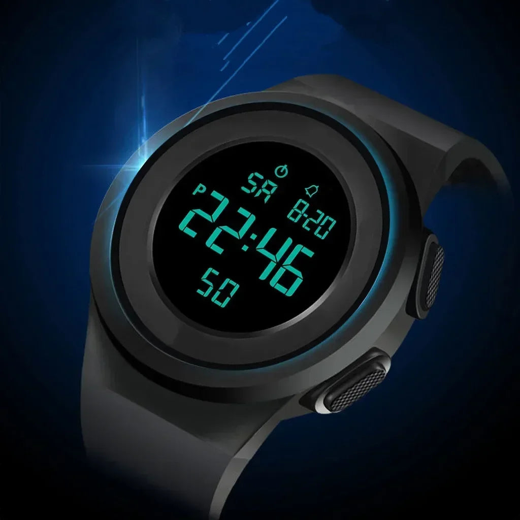 Sport Digital Wristwatch - Silicone Band, 5ATM Design - Afrilinker