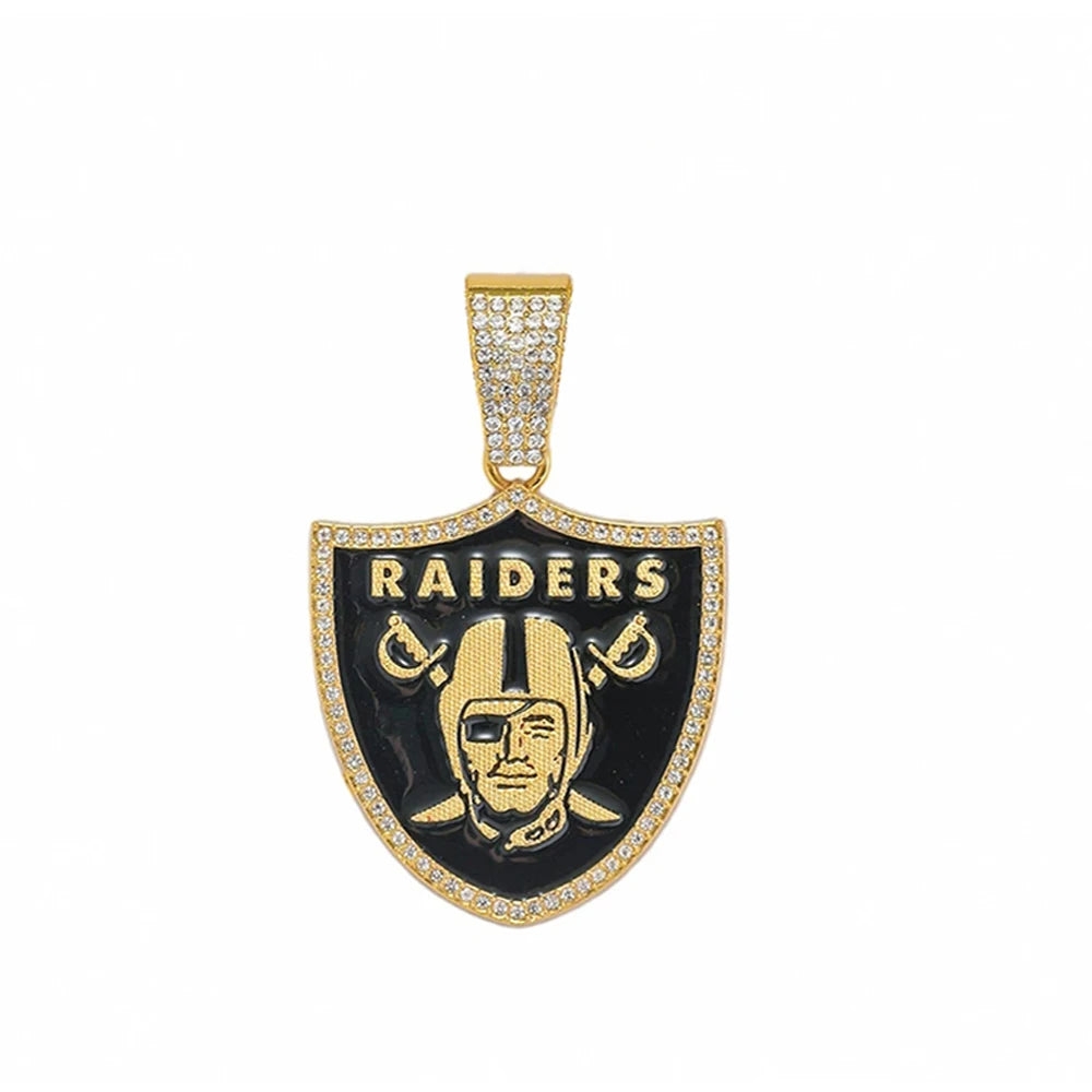 Hip Hop Raiders Pendant Cuban Chain Necklace - Afrilinker