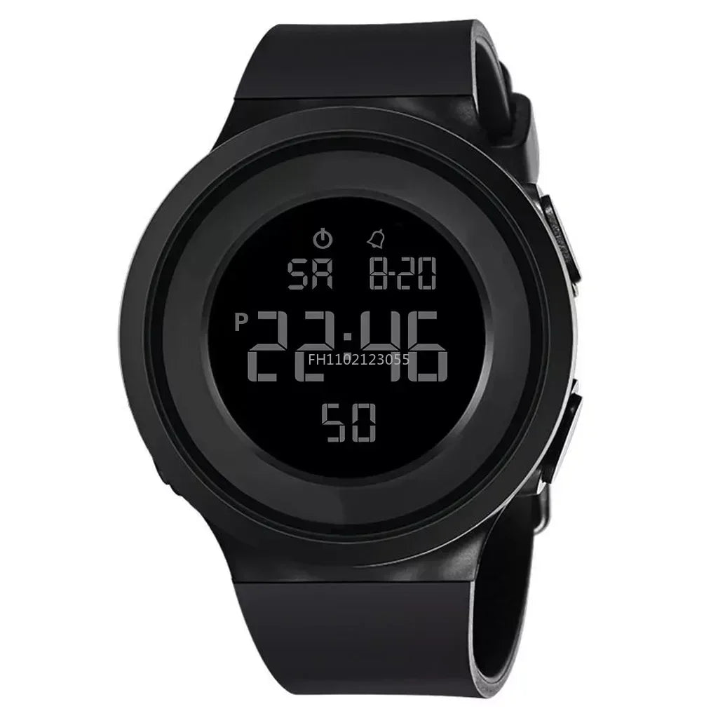 Sport Digital Wristwatch - Silicone Band, 5ATM Design - Afrilinker