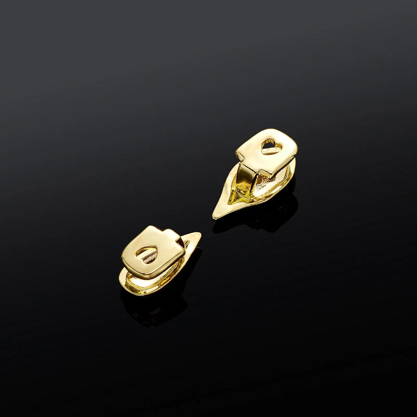 Punk - Style Copper Dental Grillz | Sleek Teardrop Design - Afrilinker