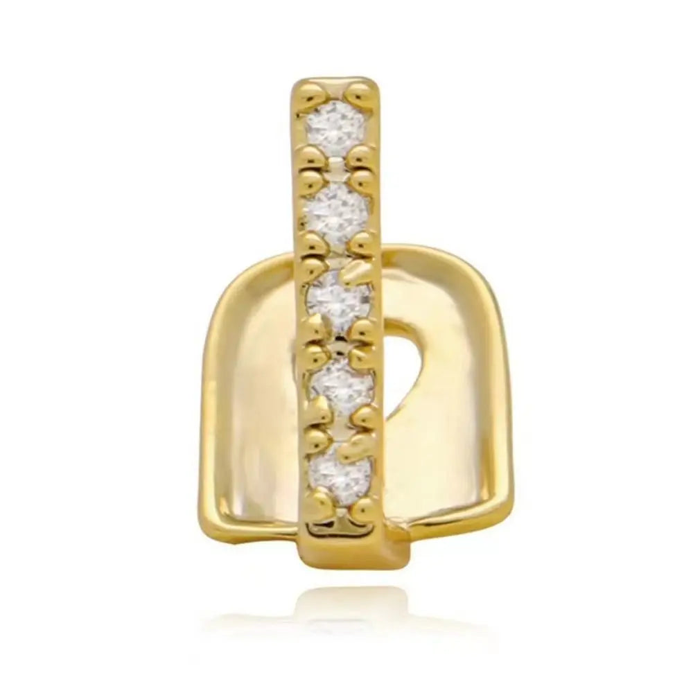 Stainless Steel Dental Grillz Set - Trendy Tooth Jewelry - Afrilinker