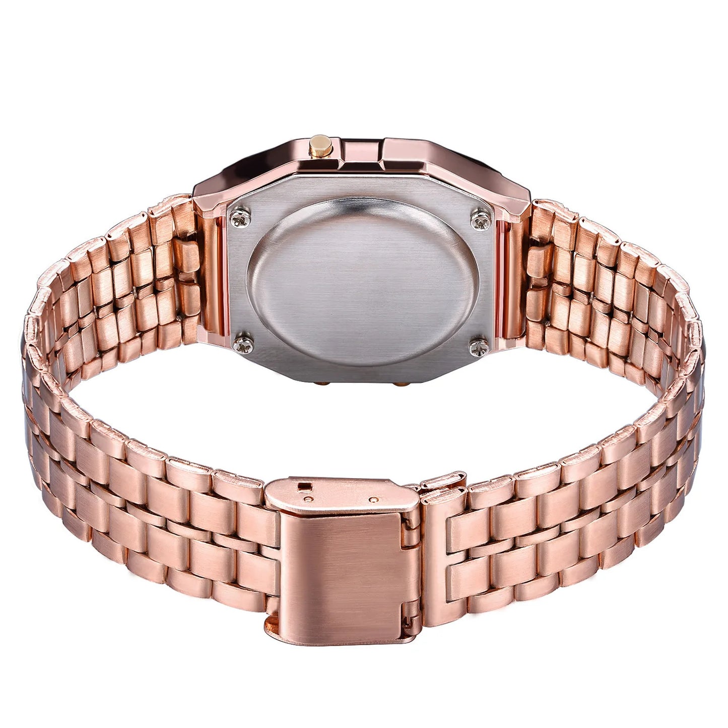 Digital Wristwatch - Stainless Steel Band - Afrilinker