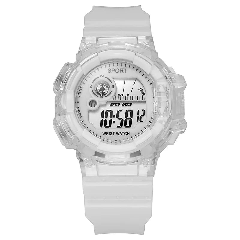 Girls' Digital Sport Watch Set - Colorful Silicone Band - Afrilinker