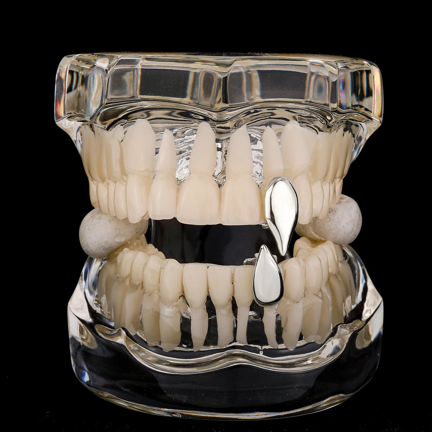 Punk - Style Copper Dental Grillz | Sleek Teardrop Design - Afrilinker