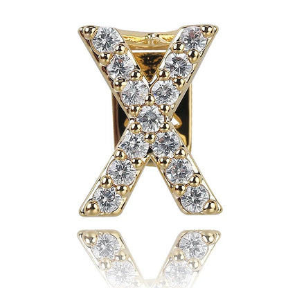 Single - Letter CZ Iced - Out Dental Grillz - Afrilinker