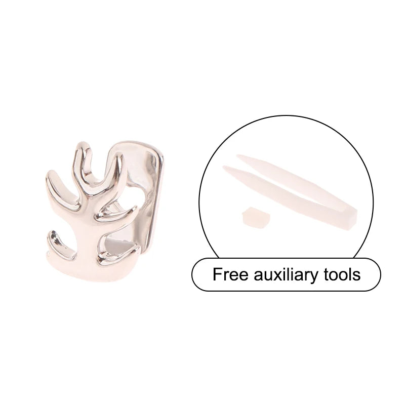 Individual Hip - Hop Dental Grillz: Acrylic & Copper Tooth Caps - Afrilinker