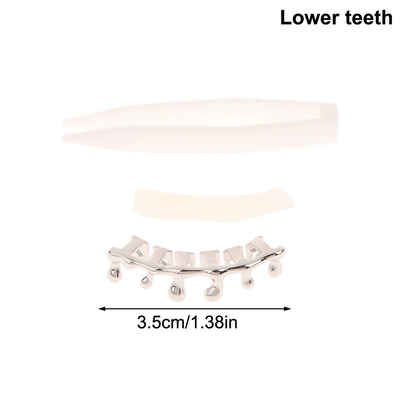 Individual Hip - Hop Dental Grillz: Acrylic & Copper Tooth Caps - Afrilinker