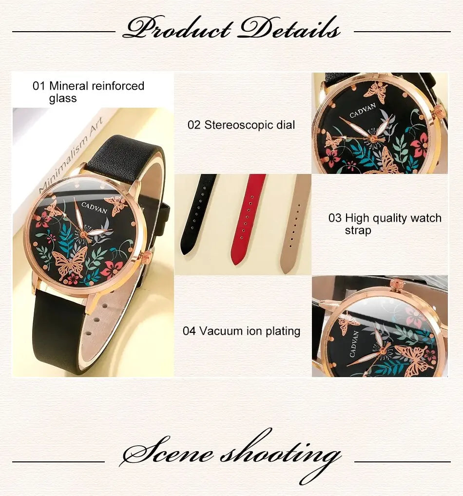 Women's Fashion Casual Watch Set - Afrilinker