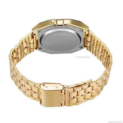 Digital Wristwatch - Stainless Steel Band - Afrilinker