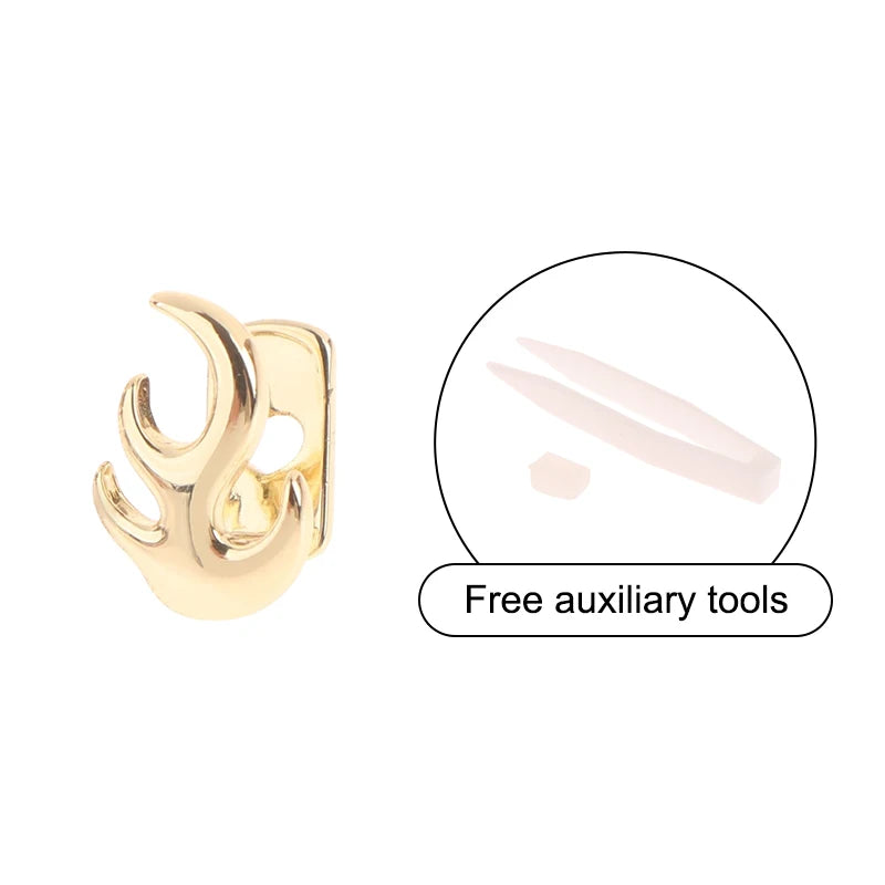 Individual Hip - Hop Dental Grillz: Acrylic & Copper Tooth Caps - Afrilinker