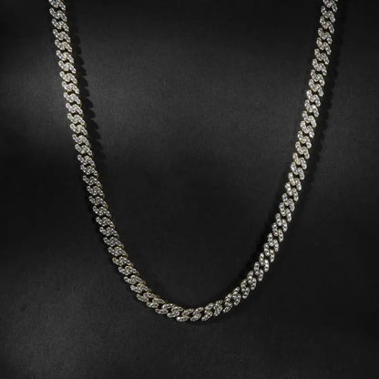 Hip Hop Iced Out 9MM Cuban Link Chain Necklace - Afrilinker