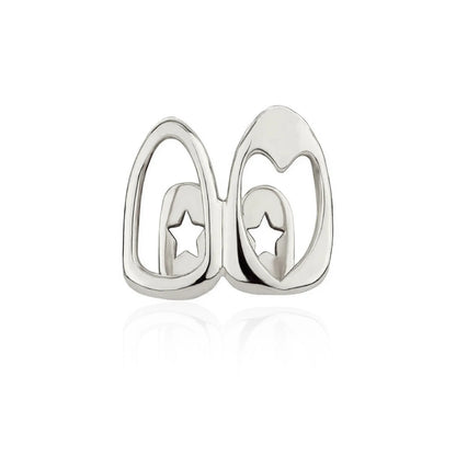 Heart - Shaped Stainless Steel Dental Grills Trendy Body Jewelry - Afrilinker