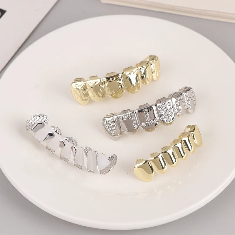 Individual Hip - Hop Dental Grillz: Acrylic & Copper Tooth Caps - Afrilinker