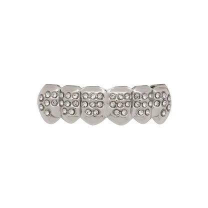Hip - hop Rock Copper Dental Grillz - Skeleton Pattern - Afrilinker