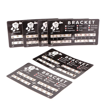 20Pcs Dental Brackets Orthodontic Brace Metal Mini Standard Dentist Bracket Roth MBT 022 Slot Hooks 345 - Afrilinker