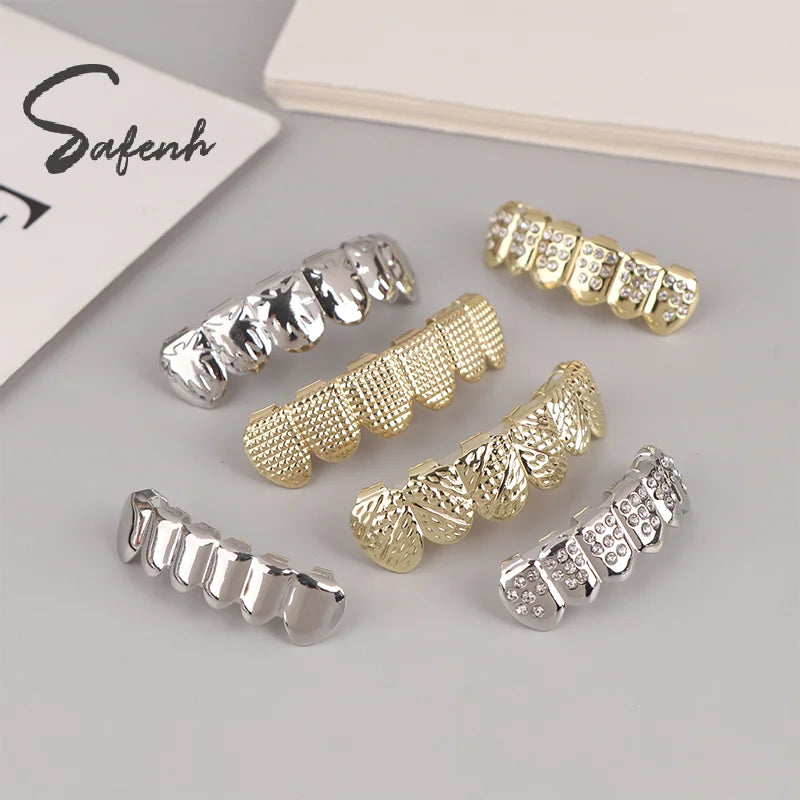 Individual Hip - Hop Dental Grillz: Acrylic & Copper Tooth Caps - Afrilinker