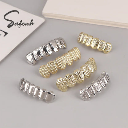 Individual Hip - Hop Dental Grillz: Acrylic & Copper Tooth Caps - Afrilinker