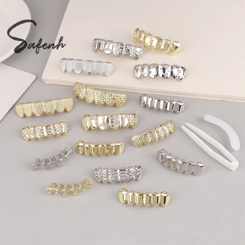 Individual Hip - Hop Dental Grillz: Acrylic & Copper Tooth Caps - Afrilinker