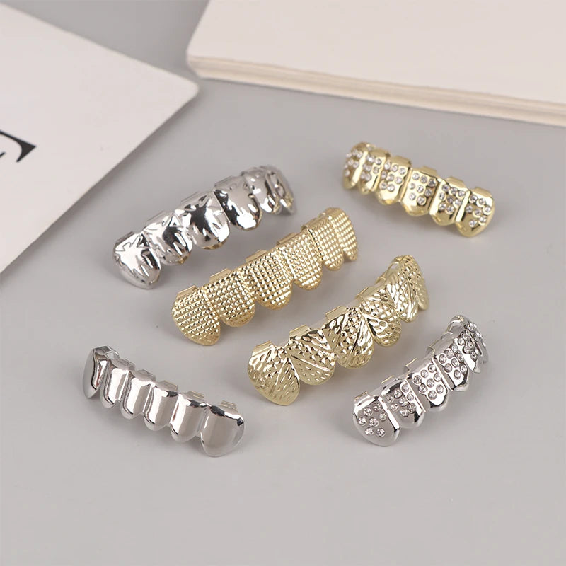 Individual Hip - Hop Dental Grillz: Acrylic & Copper Tooth Caps - Afrilinker