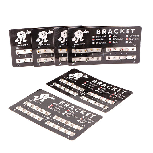 20Pcs Dental Brackets Orthodontic Brace Metal Mini Standard Dentist Bracket Roth MBT 022 Slot Hooks 345 - Afrilinker