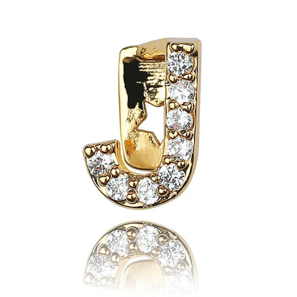 Single - Letter CZ Iced - Out Dental Grillz - Afrilinker