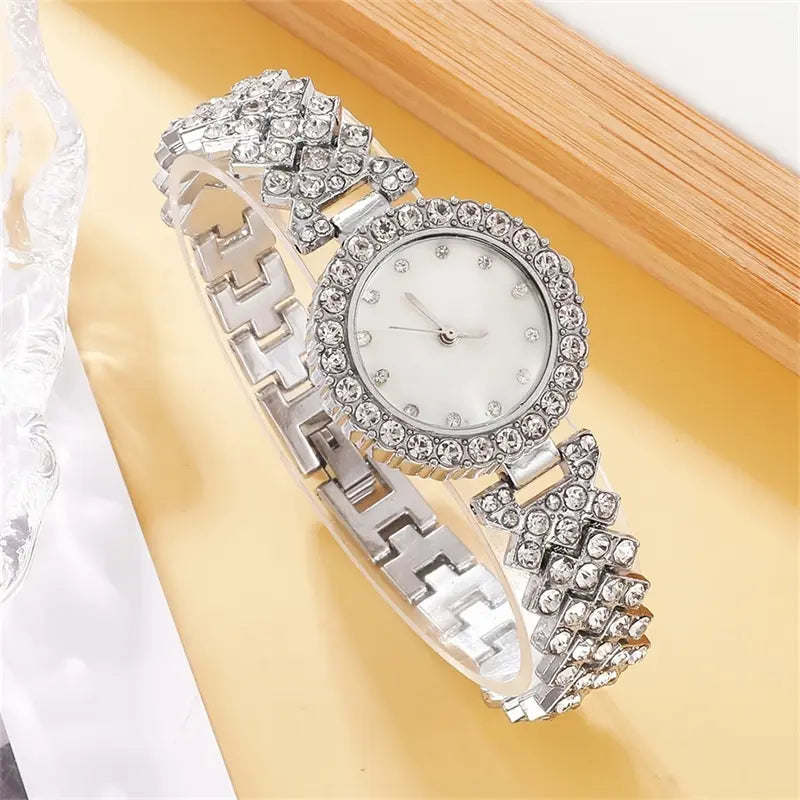Women's Crystal Watch & Jewelry Set - Afrilinker