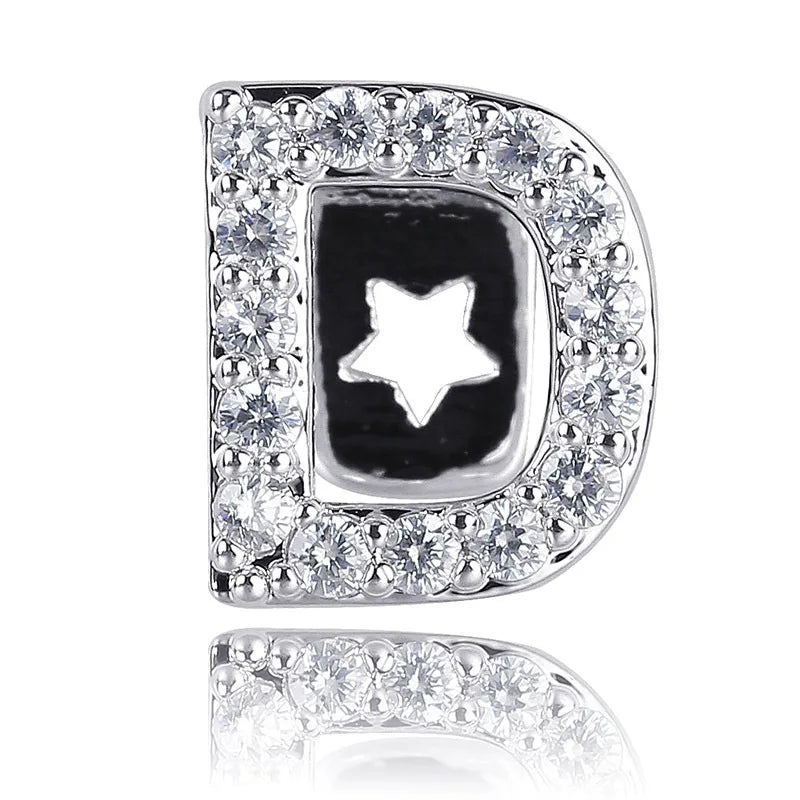 Single - Letter CZ Iced - Out Dental Grillz - Afrilinker