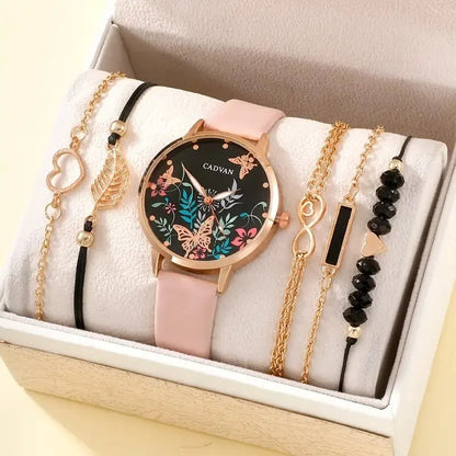 Women's Fashion Casual Watch Set - Afrilinker
