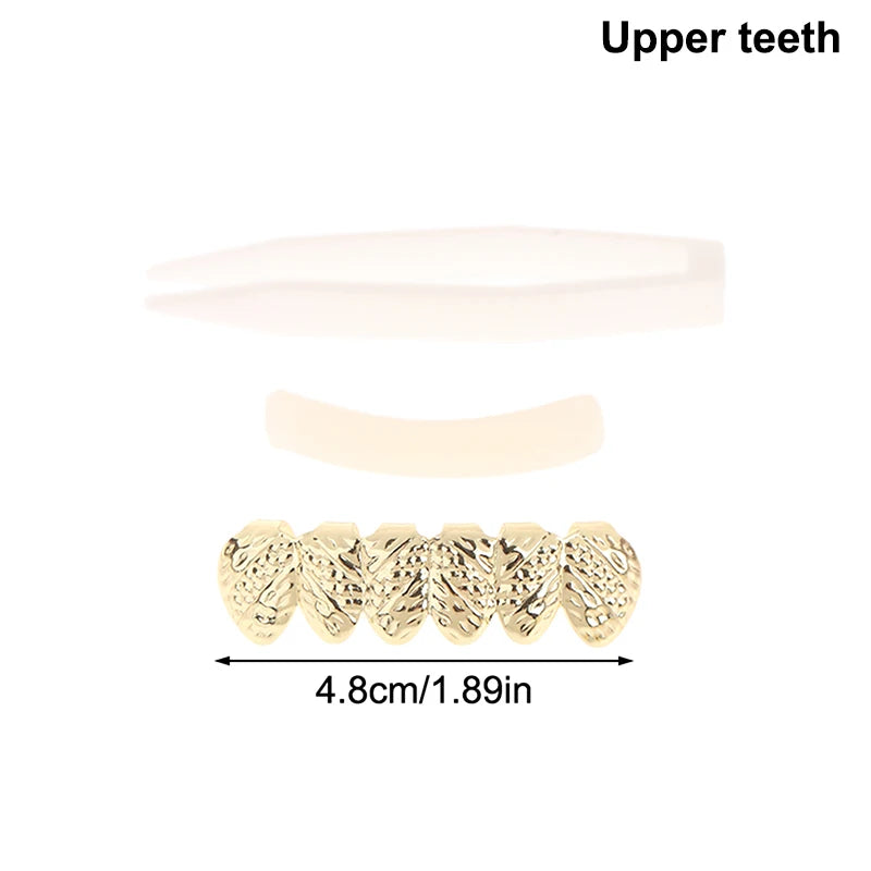 Individual Hip - Hop Dental Grillz: Acrylic & Copper Tooth Caps - Afrilinker