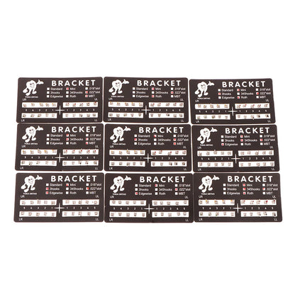 20Pcs Dental Brackets Orthodontic Brace Metal Mini Standard Dentist Bracket Roth MBT 022 Slot Hooks 345 - Afrilinker