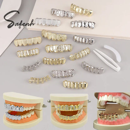 Individual Hip - Hop Dental Grillz: Acrylic & Copper Tooth Caps - Afrilinker